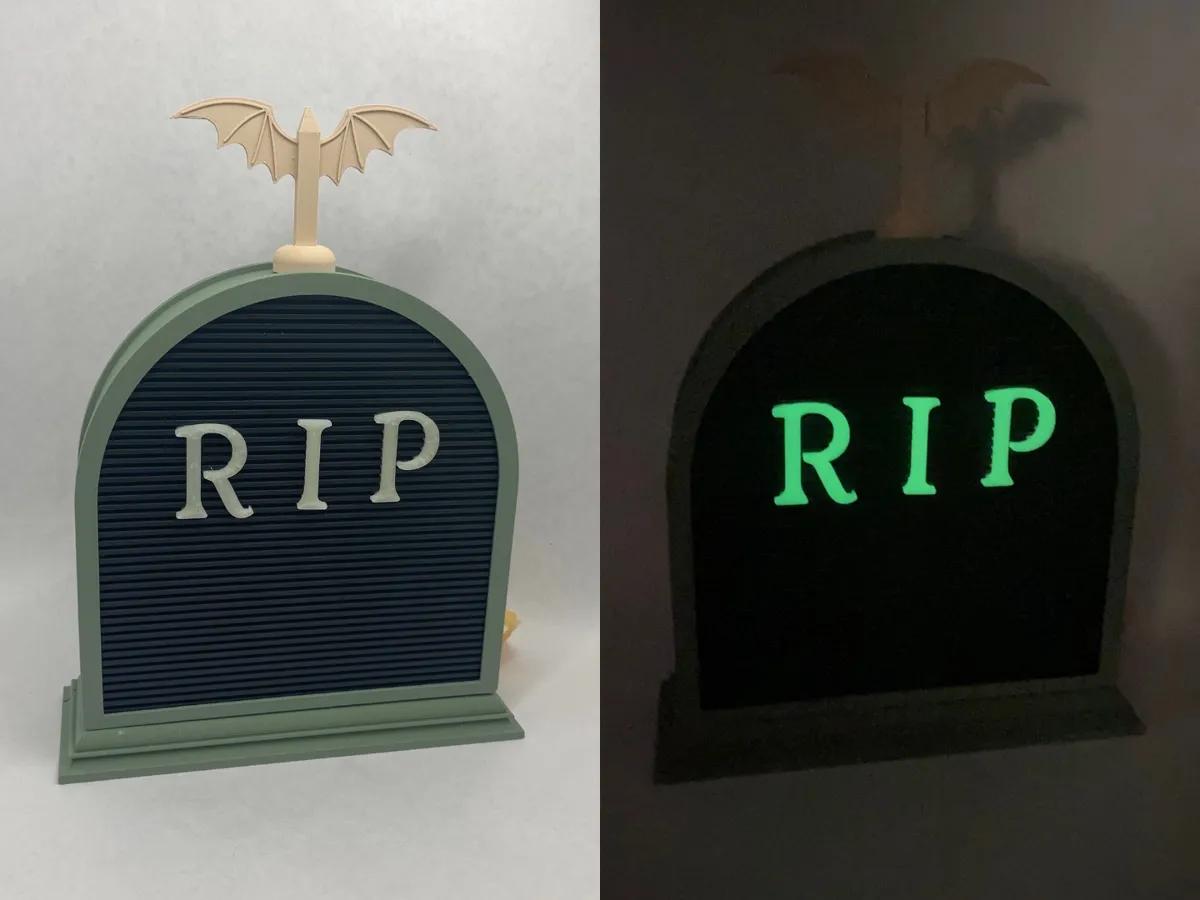 Block Letters Rip Large RIP Letter Board Letters - Free 3D Print Model - MakerWorld