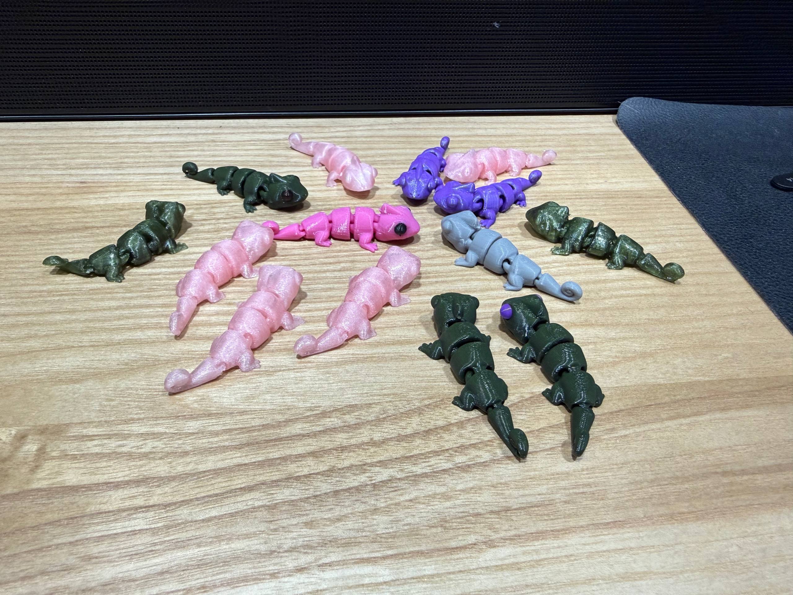 Miniatura 6 do modelo 3D Flexi Chameleon 
