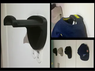 Baseball cap hanger holder wall hook