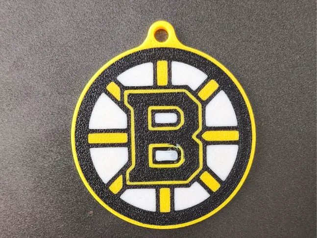 Boston Bruins Keychain
