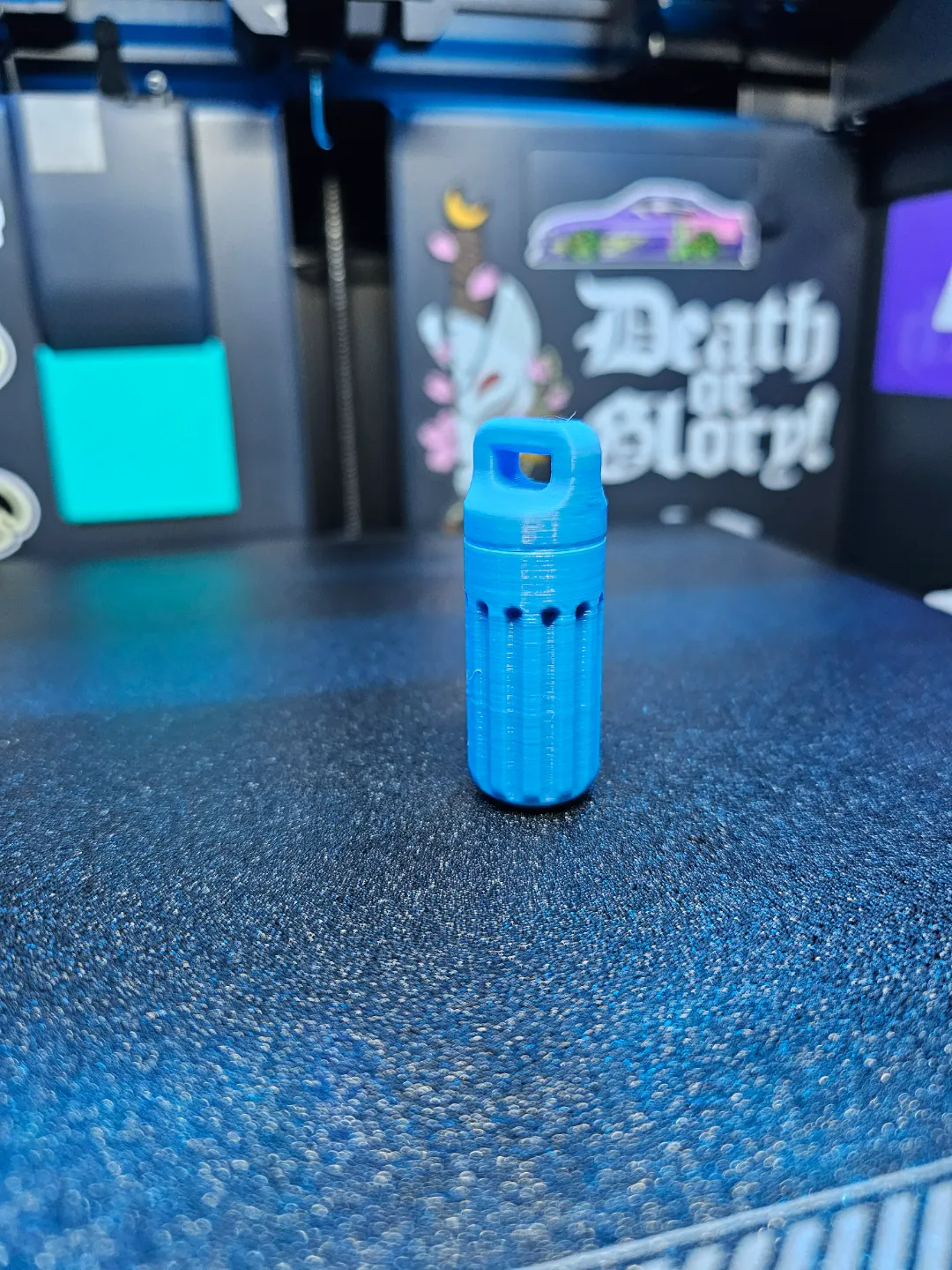 Keychain Container Pill Storage Bottle view 3