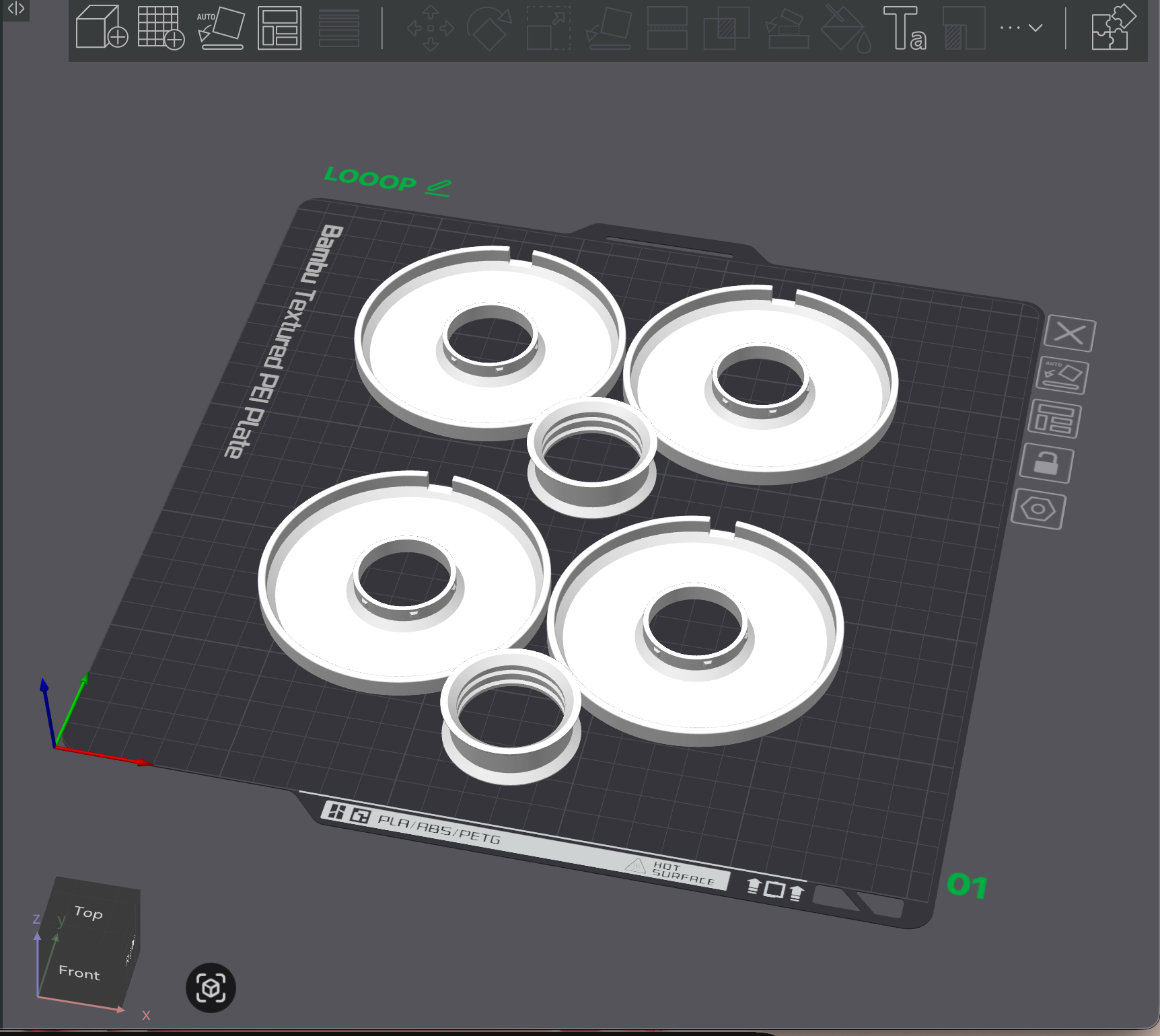 Miniatura 2 do modelo 3D LOOOP - 线缆收纳