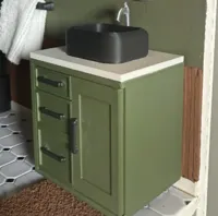 H Series Printer Bathroom Sink