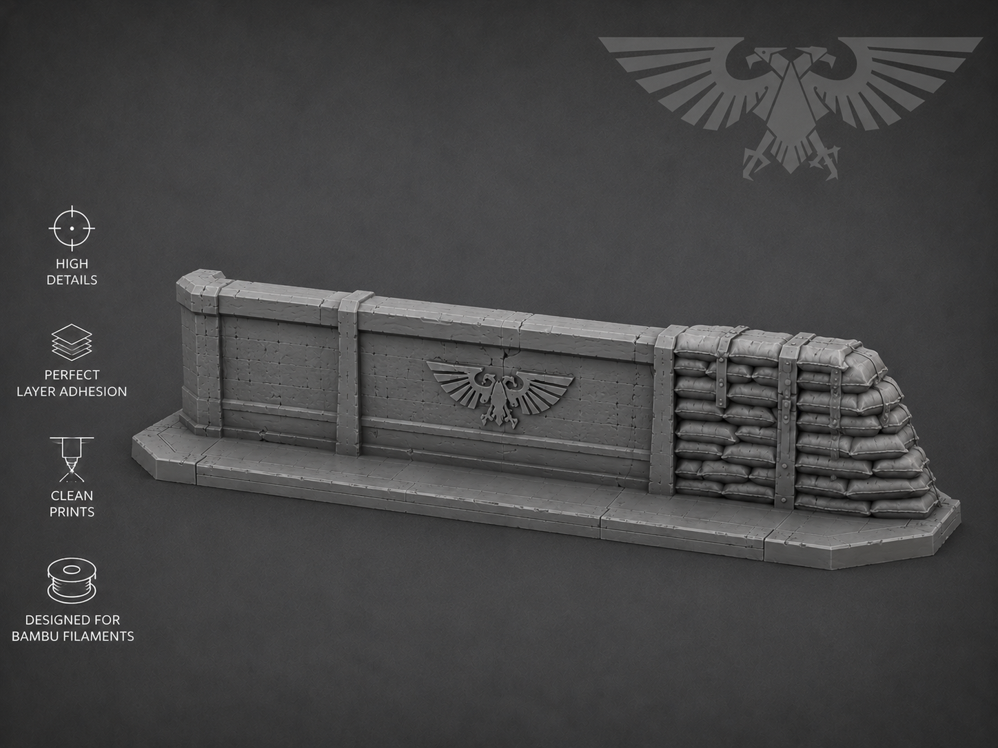 Imperial Defense Wall & Sandbag Barrier