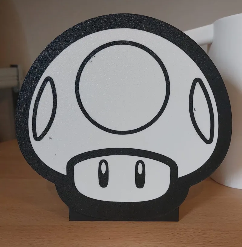 Mario mushroom lightbox