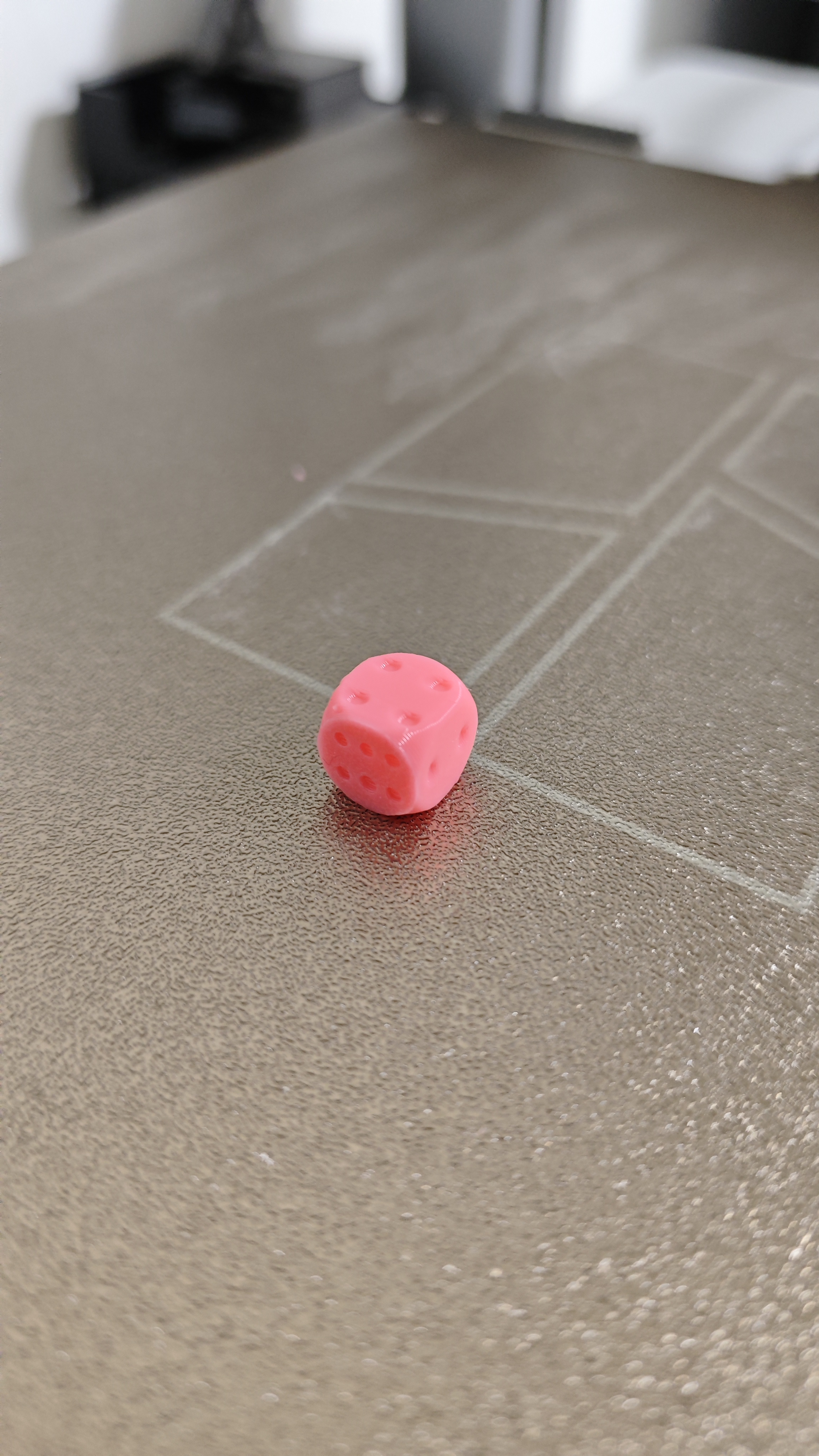 Miniatura 2 do modelo 3D 自定义筛子骰子-整蛊作弊，滚动条自定义大小，数字