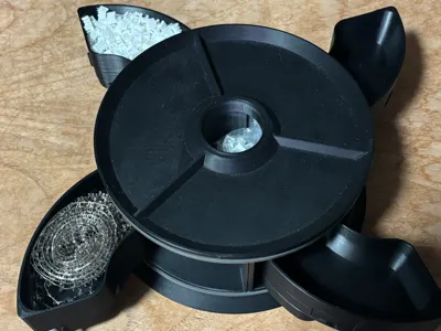 Bambu Spool Parts Tower - 4 Compartments