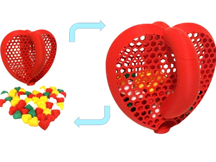 Love in 4D (An Interactive Heart Klein Bottle)  