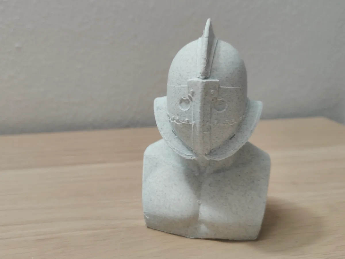 Leonidas Spartan King Helm Marmorguss Skulptur Grü Produktbild-Vorschau 11