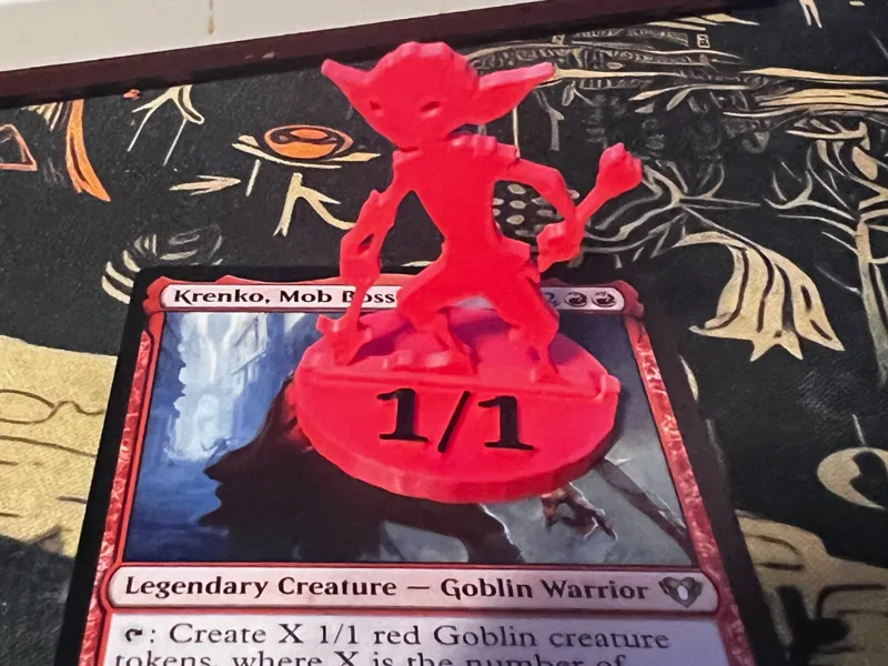 Simple 1/1 Goblin Standee