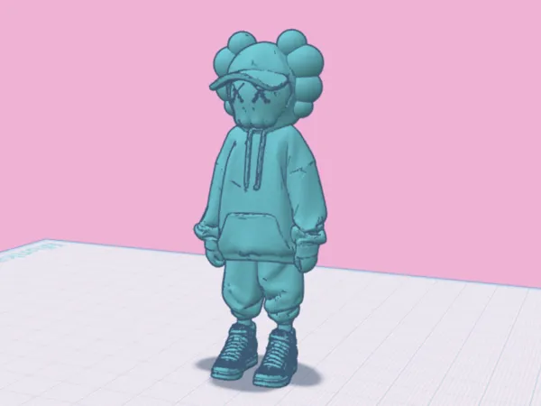 Figurine Kaws à capuche