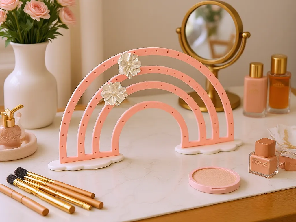 Porte-bijoux arc-en-ciel