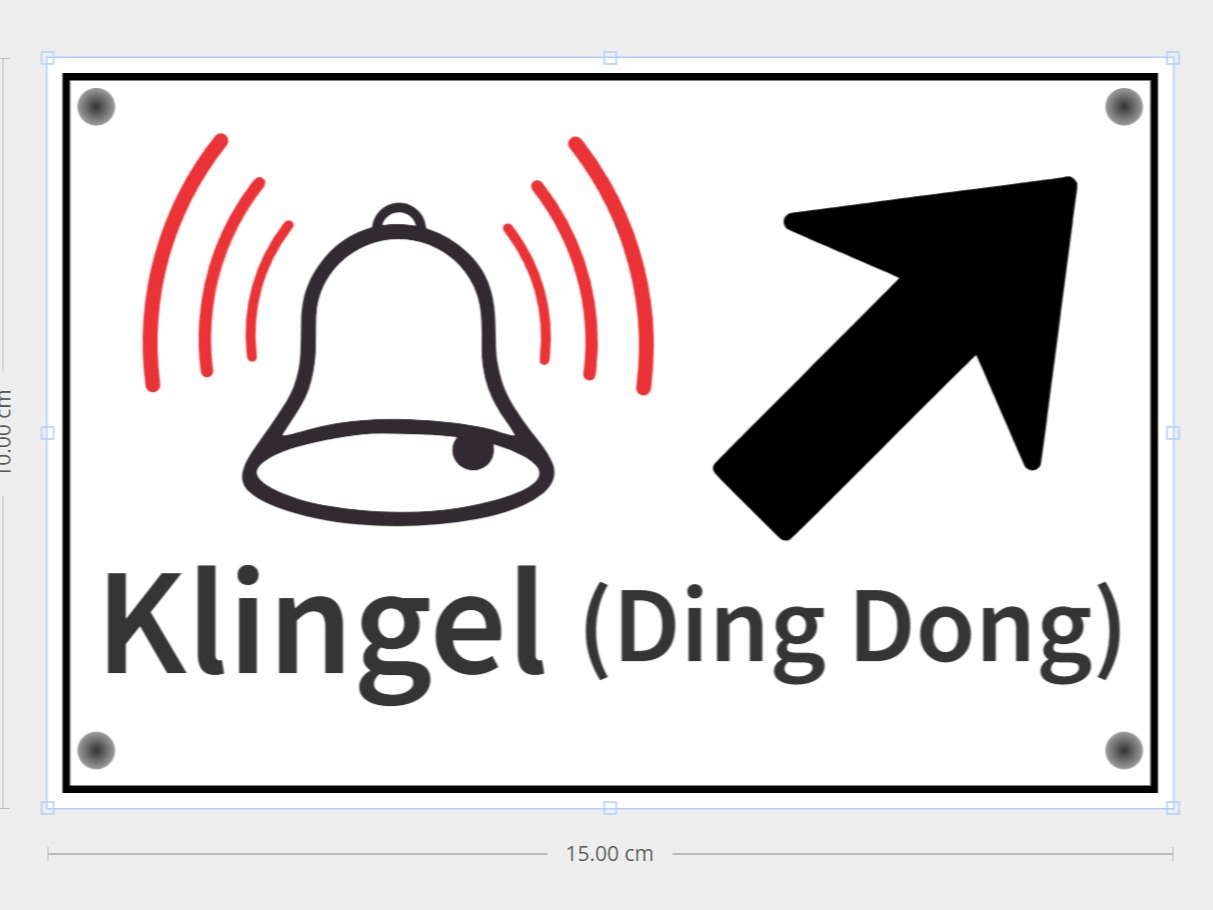 Klingelschild