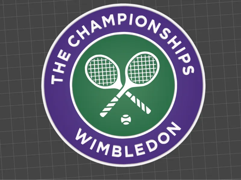 The Championships Wimbledon Logo - Sign