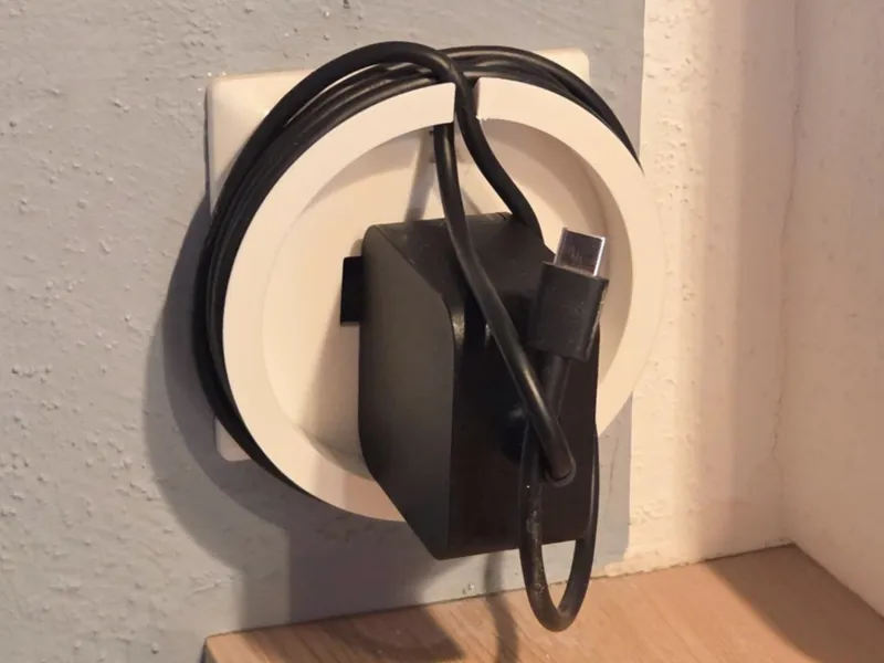 Cable Management for Wall Power Adapters