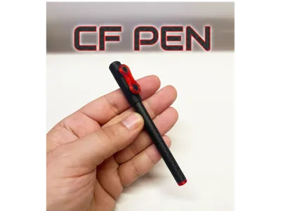Carbon Fiber Pen (fidgetable)