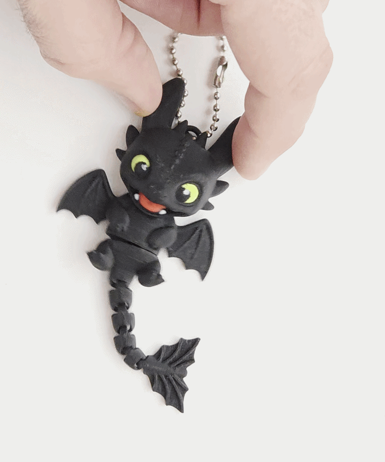 Артикулиран ключодържател Toothless