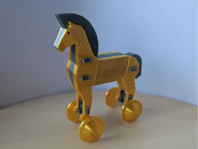 Trojan horse with hidden secret!