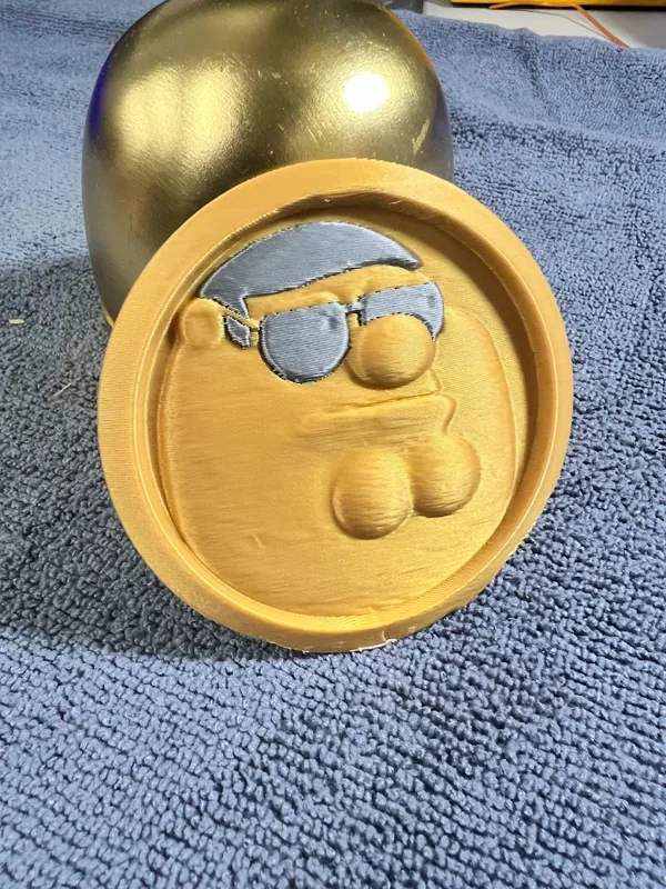 Médaillon Fortnite Peter Griffin recto-verso