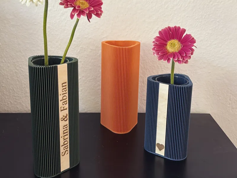 Personalisierbare Design Vase Treva
