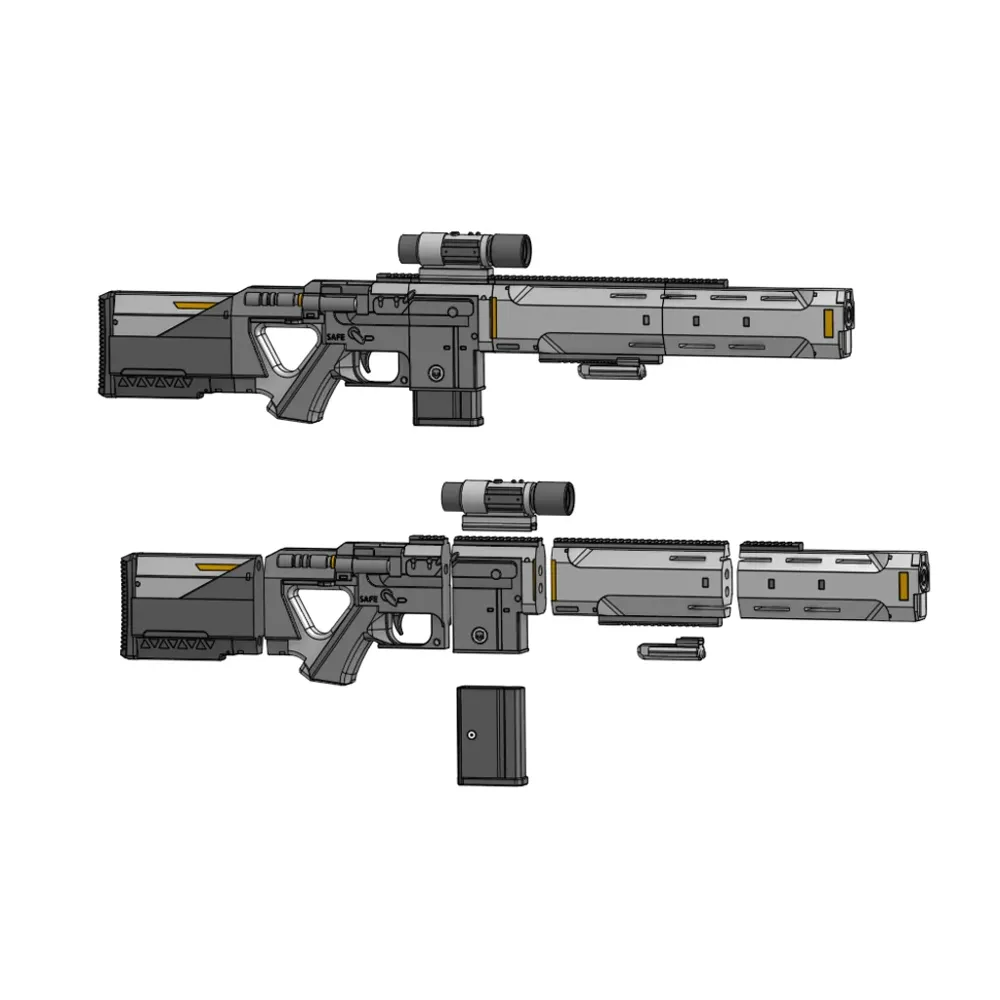 R-72 Censor Helldivers 2 - Free 3D Print Model - MakerWorld