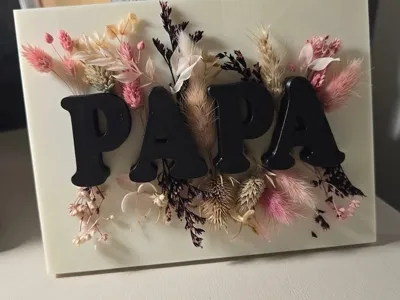 FRAME FOR FLOWERS DAD