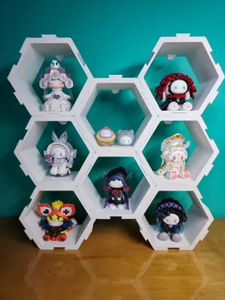 Interlocking Hexagon shelves