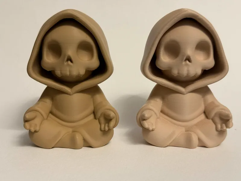 Meditating Grim Reaper Skeleton Figure Easy Print