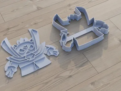 Brawl Stars sugar paste cookie cutter polyclay