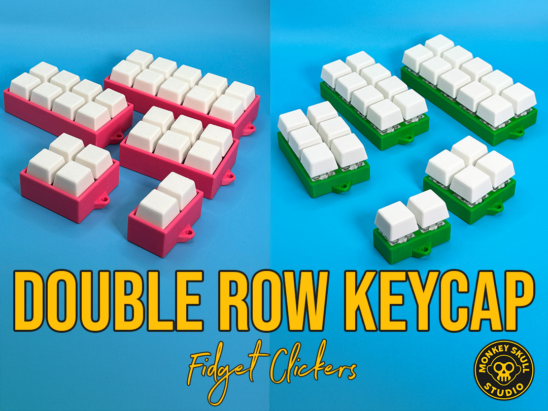 Double Row Keycap Fidget Clickers