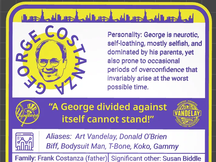 George Costanza Collector Card