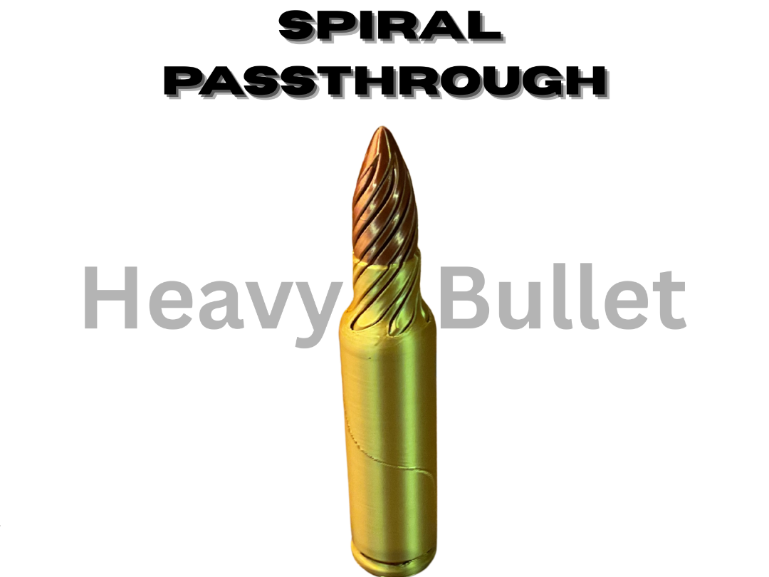 Heavy Bullet Spiral Passthrough Fidget