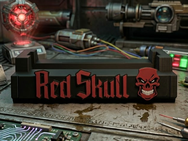 Red Skull Comic Book Stand