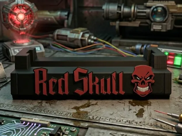 Red Skull Comic Book Stand