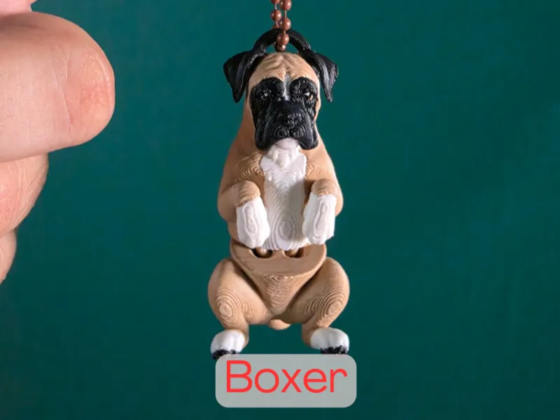 Boxer - articulated keychain