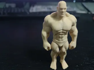 Creepy bald dude