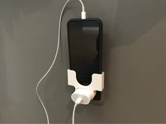 Phone holder for Apple charger
