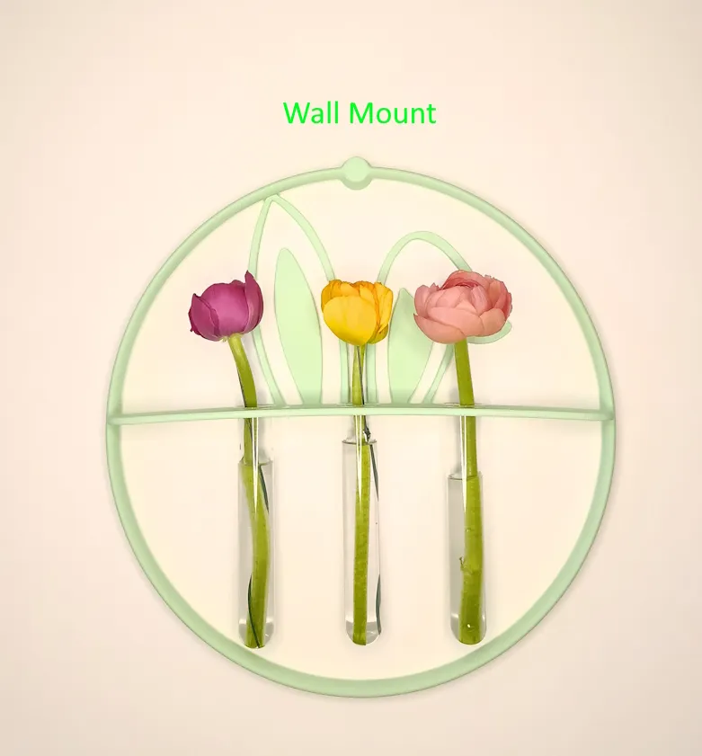 Floating Vase Wall Mount Single Color