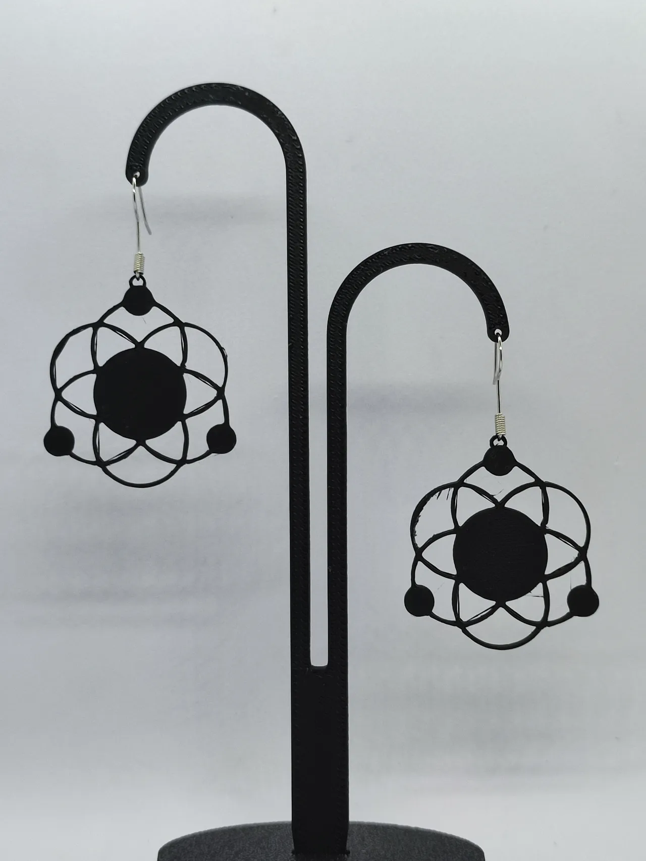 Pendientes Loto Negro view 3