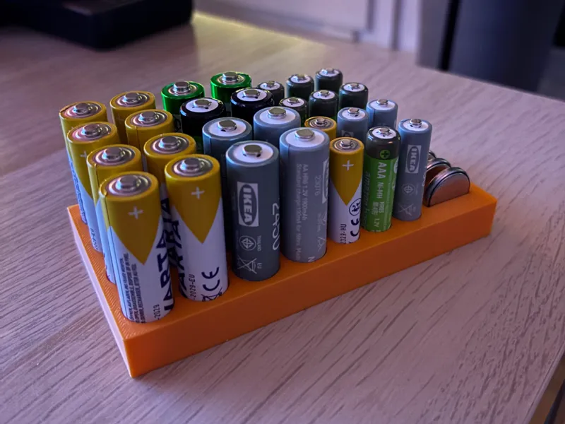 Batteries organizer