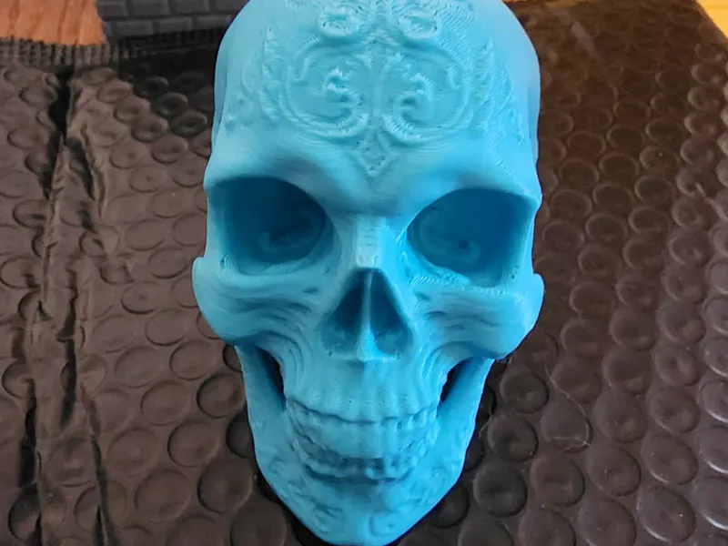 Skull ornament
