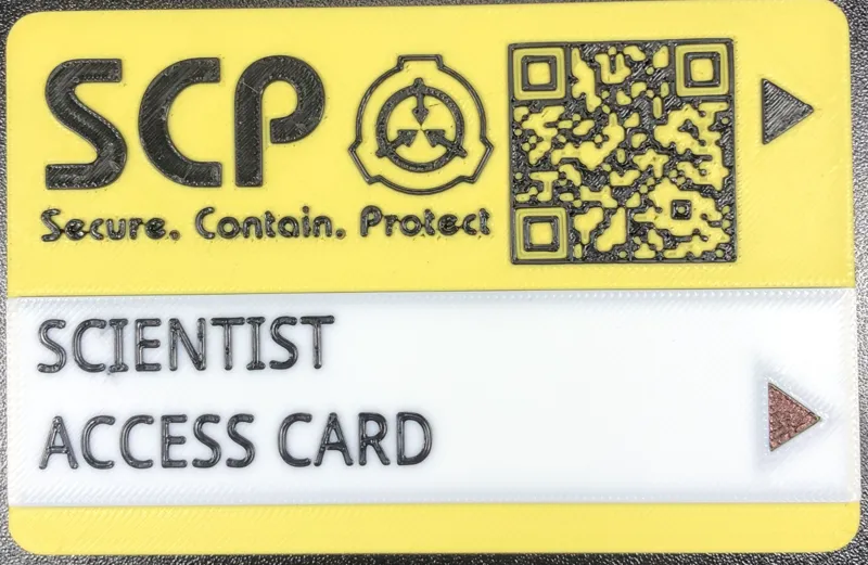 SCP Scientist Keycard Prop|Secret Laboratory Game