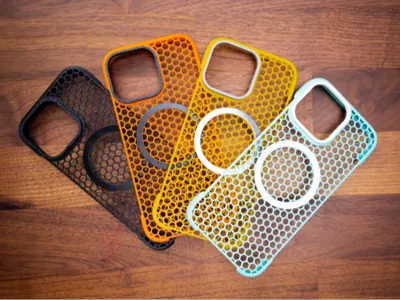 iPhone 16 Pro Max Case – MagSafe Honeycomb Shell