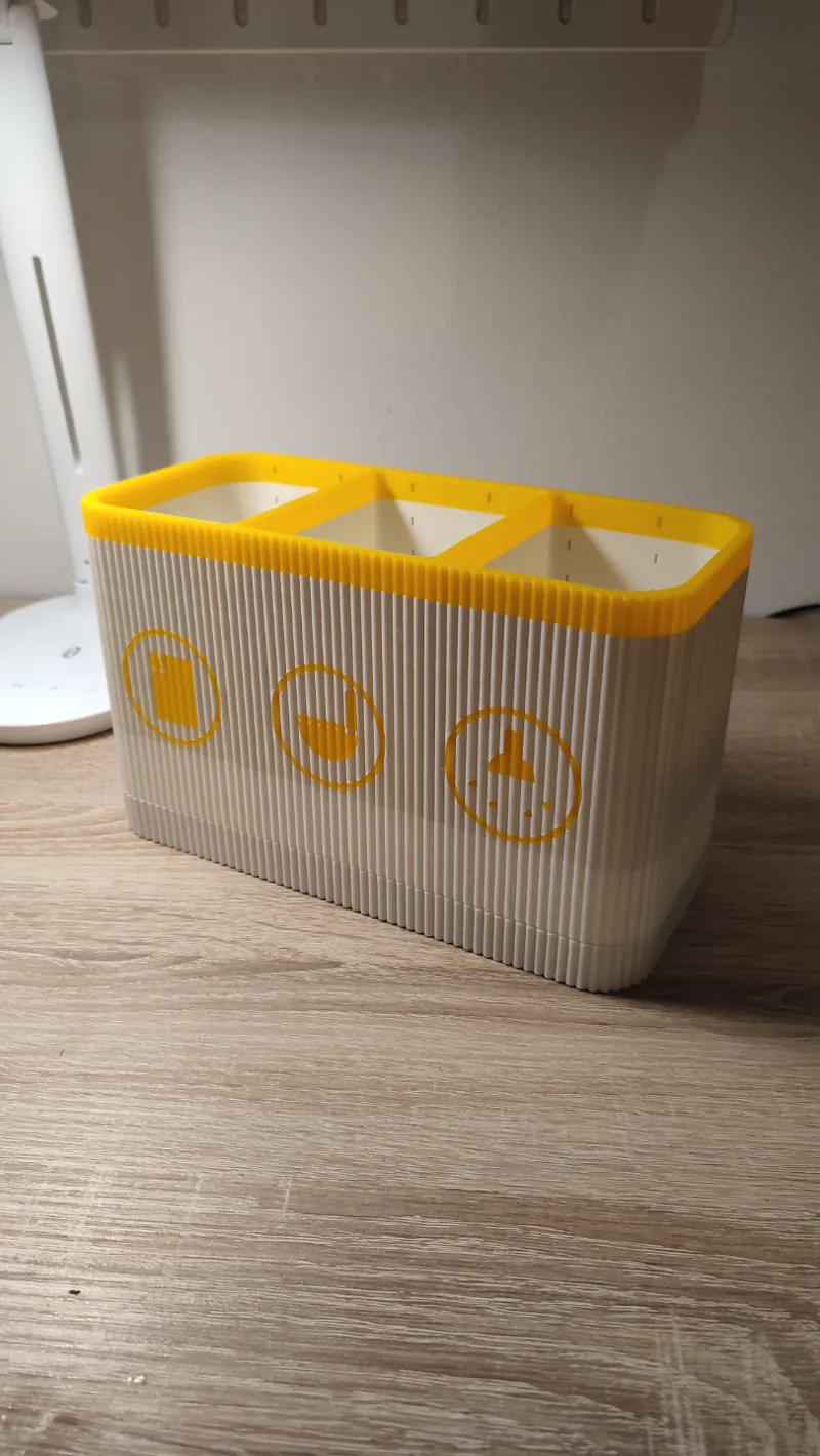 Toilet cleaning storage box