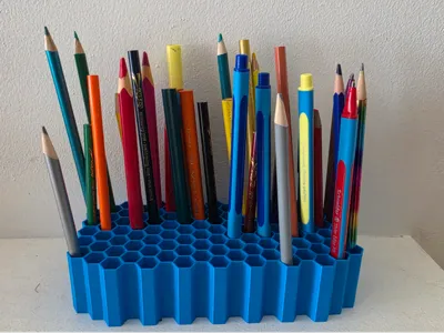 Honeycomb Desk Organizer / Pen Holder