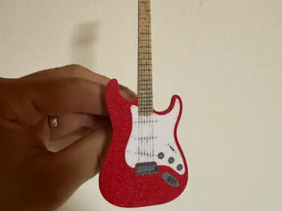 Electric Guitar Cake Topper