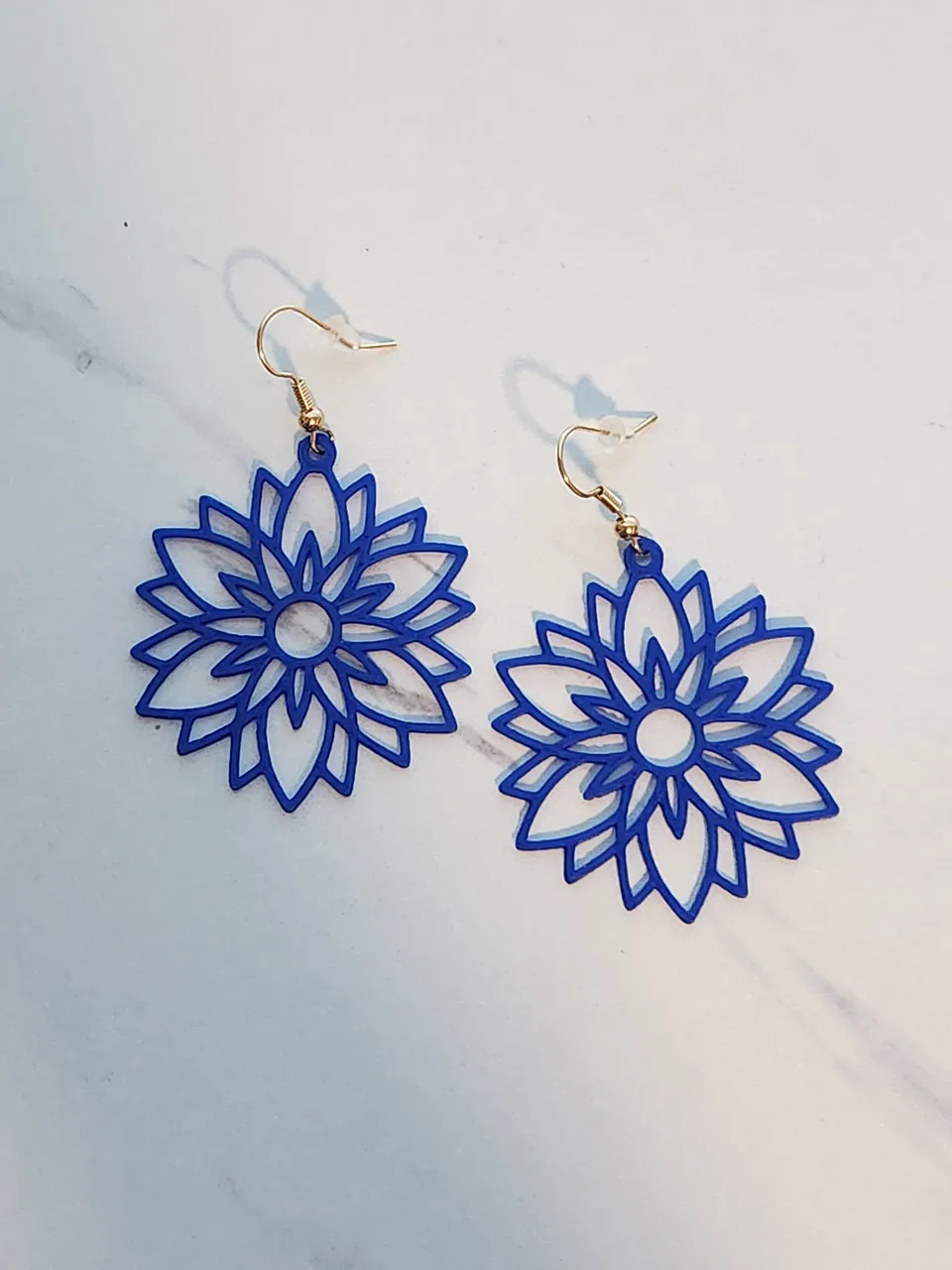 Mandala Flower Earrings view 3