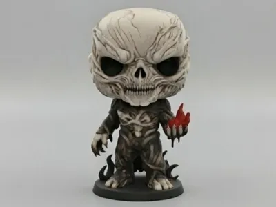 Customized Vecna Funko with Print in Place Base