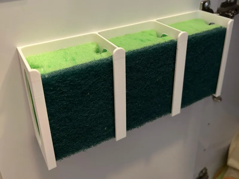 3-Sponge Holder (Includes Single Double Versions) 