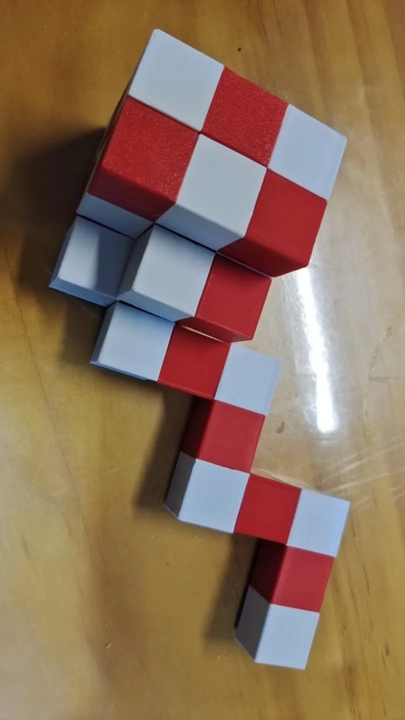 The Spirit of Luban's Snake Cube - Free 3D Print Model - MakerWorld